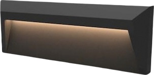 Geyer Επιτοίχιο Εξωτερικό Φωτιστικό Γκρι LOWS23080WSG