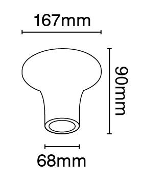 Φωτιστικό γύψινο εξωτερικό GU10 VK/09036 - second view