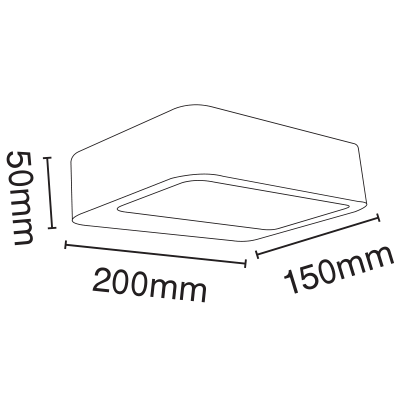 ΕΠΙΤΟΙΧΟ ΦΩΤΙΣΤΙΚΟ ΛΕΥΚΟ LED 5W VK/09065  - second view