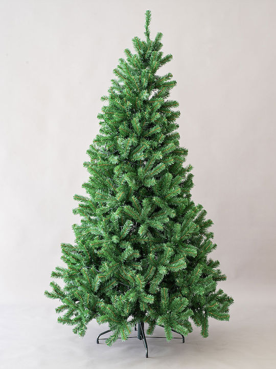 Χριστουγεννιάτικο Δέντρο Αλαμπάμα Πράσινο 210εκ με Μεταλλική Βάση 600-30073