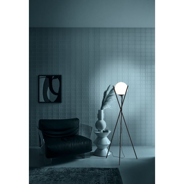 Eglo Salvezinas Μοντέρνο Φωτιστικό Δαπέδου Υ150xΜ60εκ. με Ντουί για Λαμπτήρα E27 σε Μαύρο Χρώμα  39594