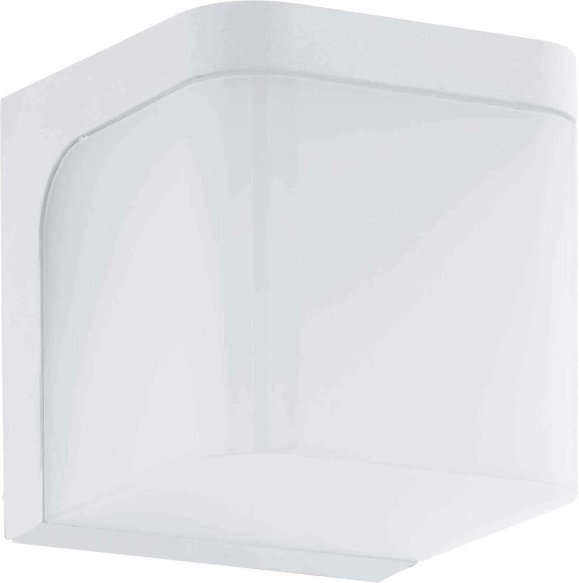 Eglo Jorba Στεγανή Επιτοίχια Πλαφονιέρα Εξωτερικού Χώρου με Ενσωματωμένο LED σε Λευκό Χρώμα 96255 - second view