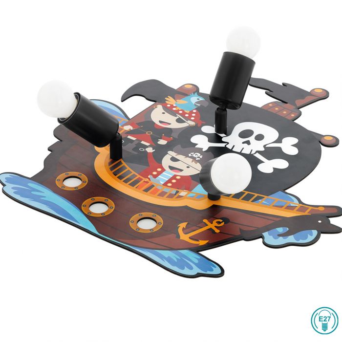 Eglo Παιδικό Φωτιστικό Πολύφωτο Pirate 97408