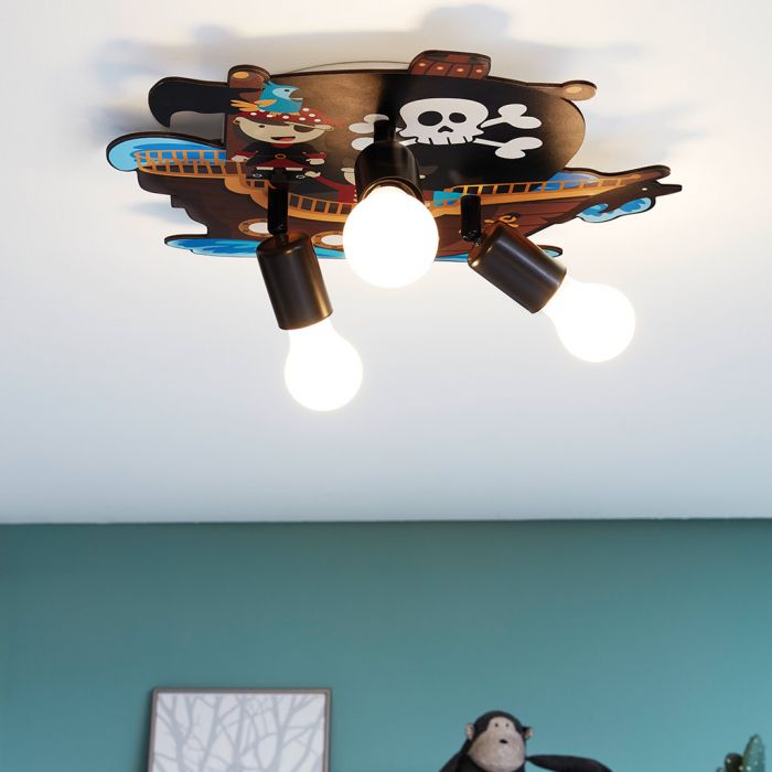Eglo Παιδικό Φωτιστικό Πολύφωτο Pirate 97408 - second view