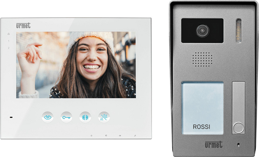 Urmet Kit Θυροτηλεόρασης για 1 Διαμέρισμα 2 Καλωδίων με Οθόνη 7'' 1730/501