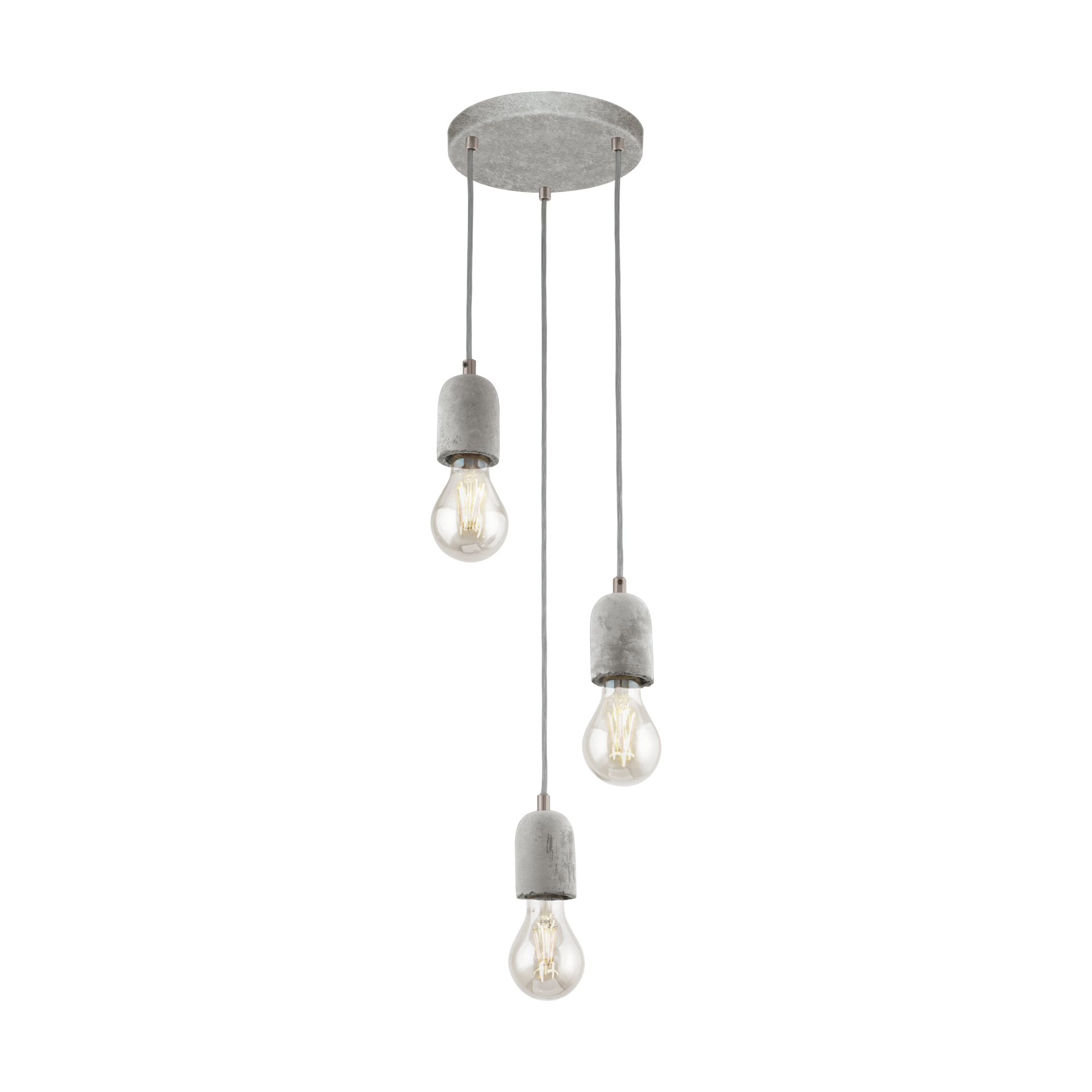 Κρεμαστό Φωτιστικό/3 BETONOPTIK SILVARES Eglo 95523