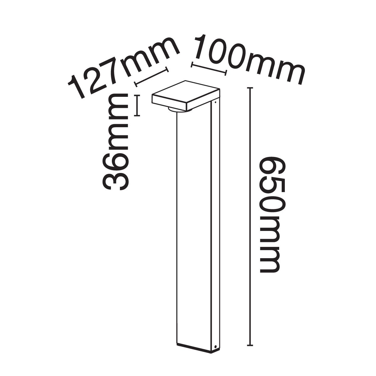 ΦΩΤΙΣΤΙΚΟ ΕΔΑΦΟΥΣ ΑΝΘΡΑΚΙ LED 7W 3000K VK/0201/AN/W N. 75169-328694 - second view