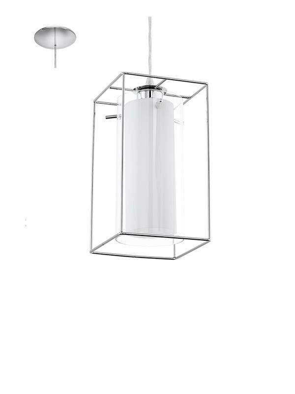 Φωτιστικό κρεμαστό 94377 Loncino 1 E27 λευκό EGLO