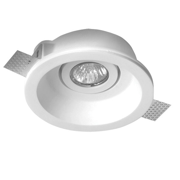 VK SPOT ΦΩΤΙΣΤΙΚΟ 35W VK09060 ΓΥΨΙΝΟ ΧΩΝΕΥΤΟ GU10 ΣΤΡΟΓΓΥΛΟ ΒΑΘΥ ΚΙΝΗΤΟ ΛΕΥΚΟ