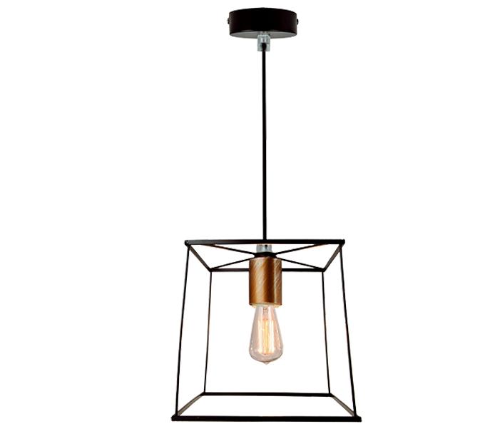 VIOKEF AGATHA Φωτιστικό κρεμαστό  μεταλλικό μαύρο 4138600