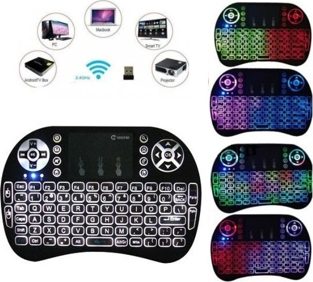 Μίνι ασύρματο πληκτρολόγιο RGB OEM