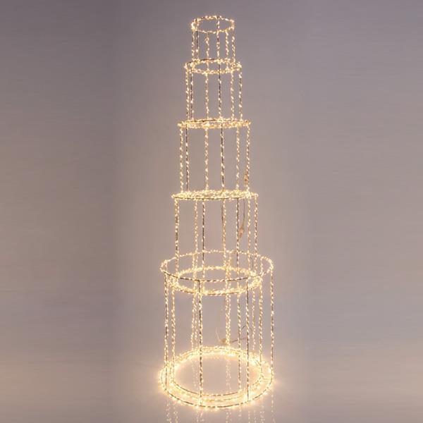 EUROLAMP ΠΥΡΓΟΣ ΦΩΤΙΖΟΜΕΝΟΣ, 4350 ΘΕΡΜΑ LED, ΜΕ ΜΕΤΑΣΧΗΜΑΤΙΣΤΗ, ΧΑΛΚΟΥ, 163X40CM 600-22425