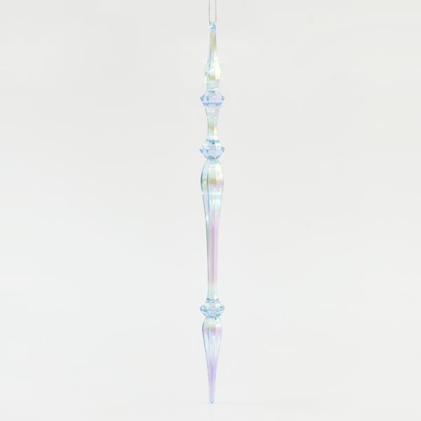 EUROLAMP ΣΤΑΛΑΚΤΙΤΗΣ ΑΚΡΥΛΙΚΟΣ, ΔΙΑΦΑΝΟΣ ΜΠΛΕ, 30,48X0,33CM 600-40692