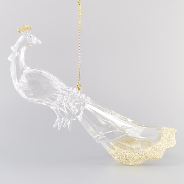 EUROLAMP ΠΑΓΩΝΙ ΑΚΡΥΛΙΚΟ, ΜΕ ΧΡΥΣΟ GLITTER ΣΤΗΝ ΚΟΡΩΝΑ, 17,8CM 600-40685