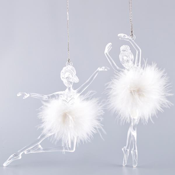 EUROLAMP ΜΠΑΛΑΡΙΝΑ ΑΚΡΥΛΙΚΗ ΔΙΑΦΑΝΗ, ΜΕ ΛΕΥΚΑ ΠΟΥΠΟΥΛΑ, 2 ΣΧΕΔΙΑ, 9,5X13,6CM, ΤΙΜΗ ΑΝΑ ΤΜΧ 600-40785