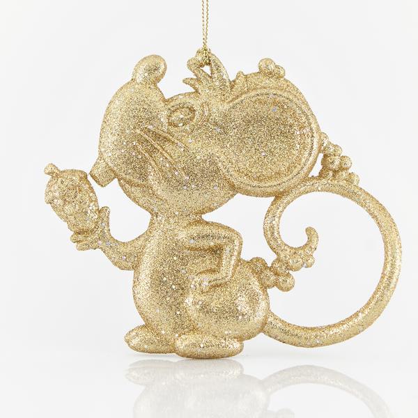 EUROLAMP ΠΟΝΤΙΚΑΚΙ ΑΚΡΥΛΙΚΟ, ΜΕ ΧΡΥΣΟ GLITTER, 12,7CM 600-40682