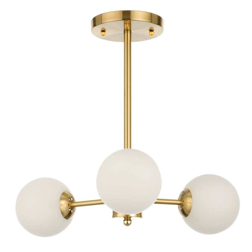 INLIGHT 3 ΦΩΤΟ ΦΩΤΙΣΤΙΚΟ ΟΡΟΦΗΣ ΜΕΤΑΛΛΙΚΟ ΓΥΑΛΙΝΟ ΧΡΥΣΟ 5316-3