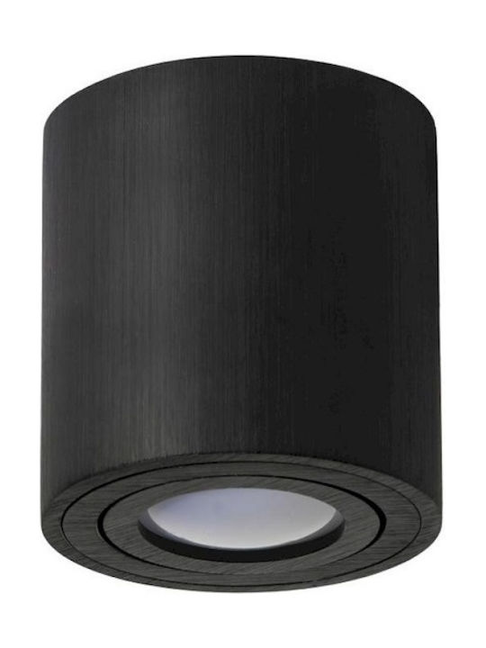 Geyer Μονό Σποτ με Ντουί GU10 σε Μαύρο Χρώμα