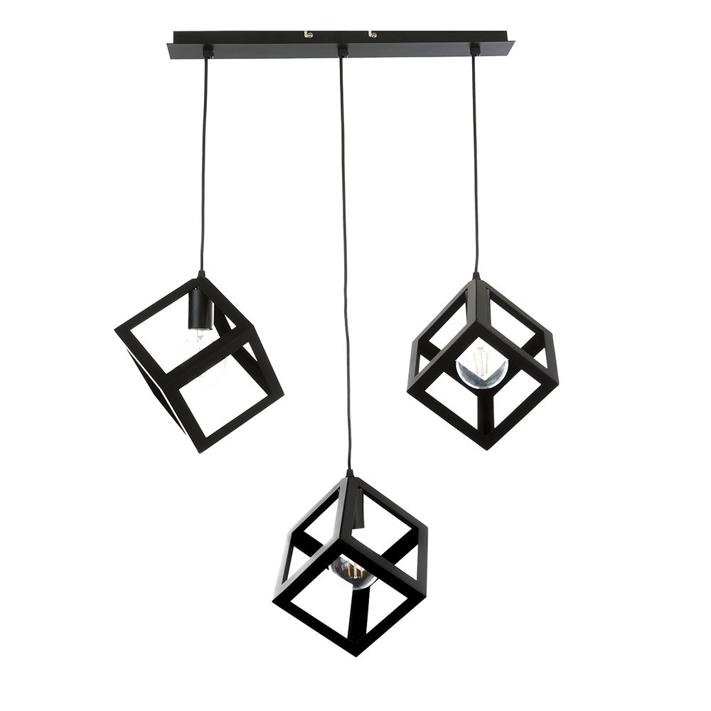 INLIGHT ΤΡΙΦΩΤΟ ΦΩΤΙΣΤΙΚΟ ΟΡΟΦΗΣ ΡΑΓΑ ΜΕΤΑΛΛΙΚΟ ΜΑΥΡΟ 4400-3