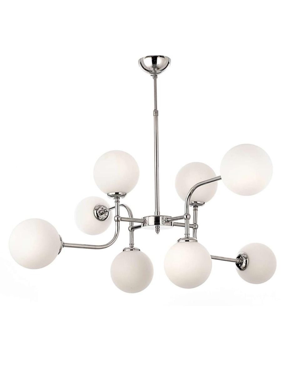 INLIGHT 8ΦΩΤΟ ΦΩΤΙΣΤΙΚΟ ΟΡΟΦΗΣ ΜΕΤΑΛΛΙΚΟ ΧΡΩΜΙΟ 6169-8