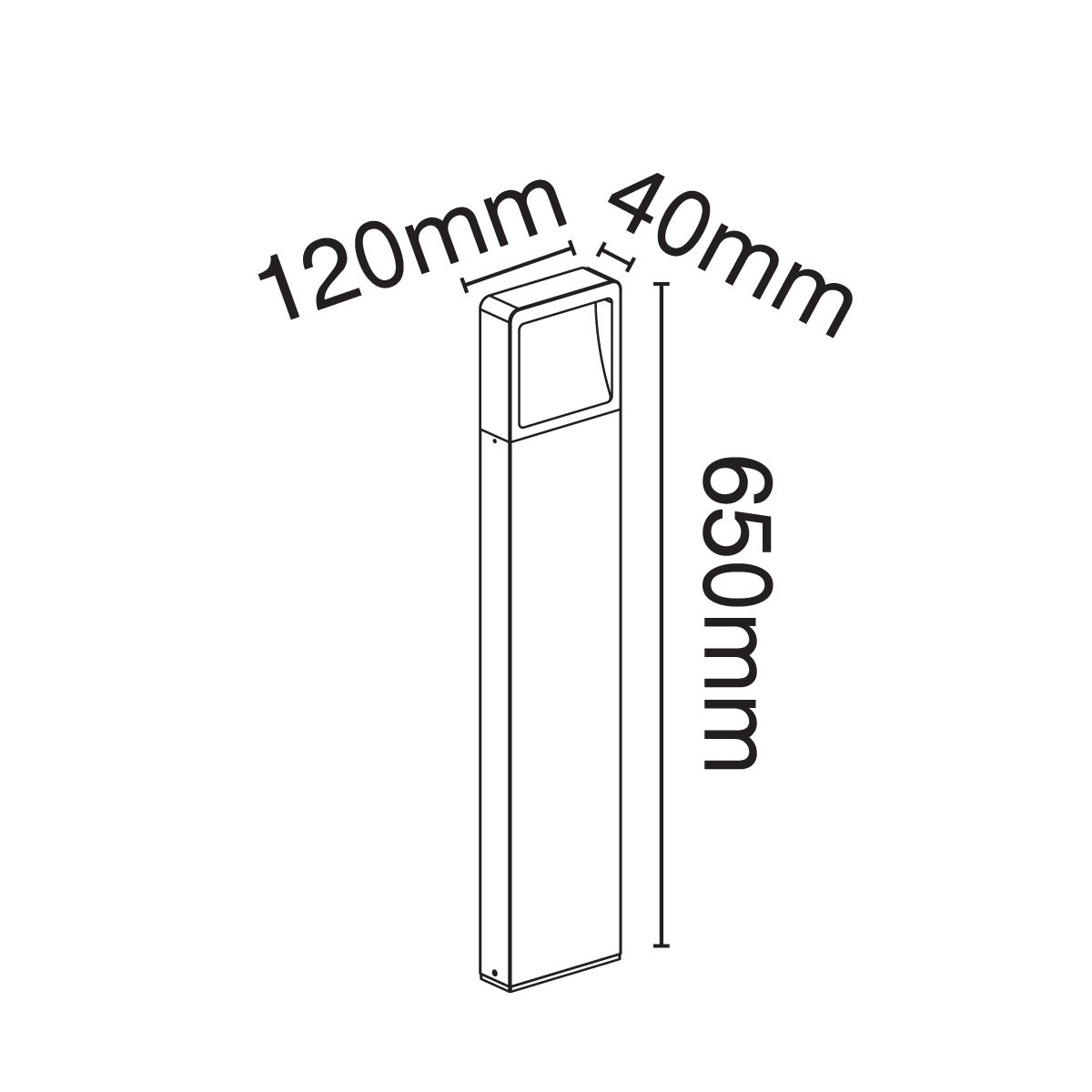 ΦΩΤΙΣΤΙΚΟ ΕΔΑΦΟΥΣ ΑΝΘΡΑΚΙ LED 7W 3000K VK/02097/AN/W N. 75169-323694 - second view