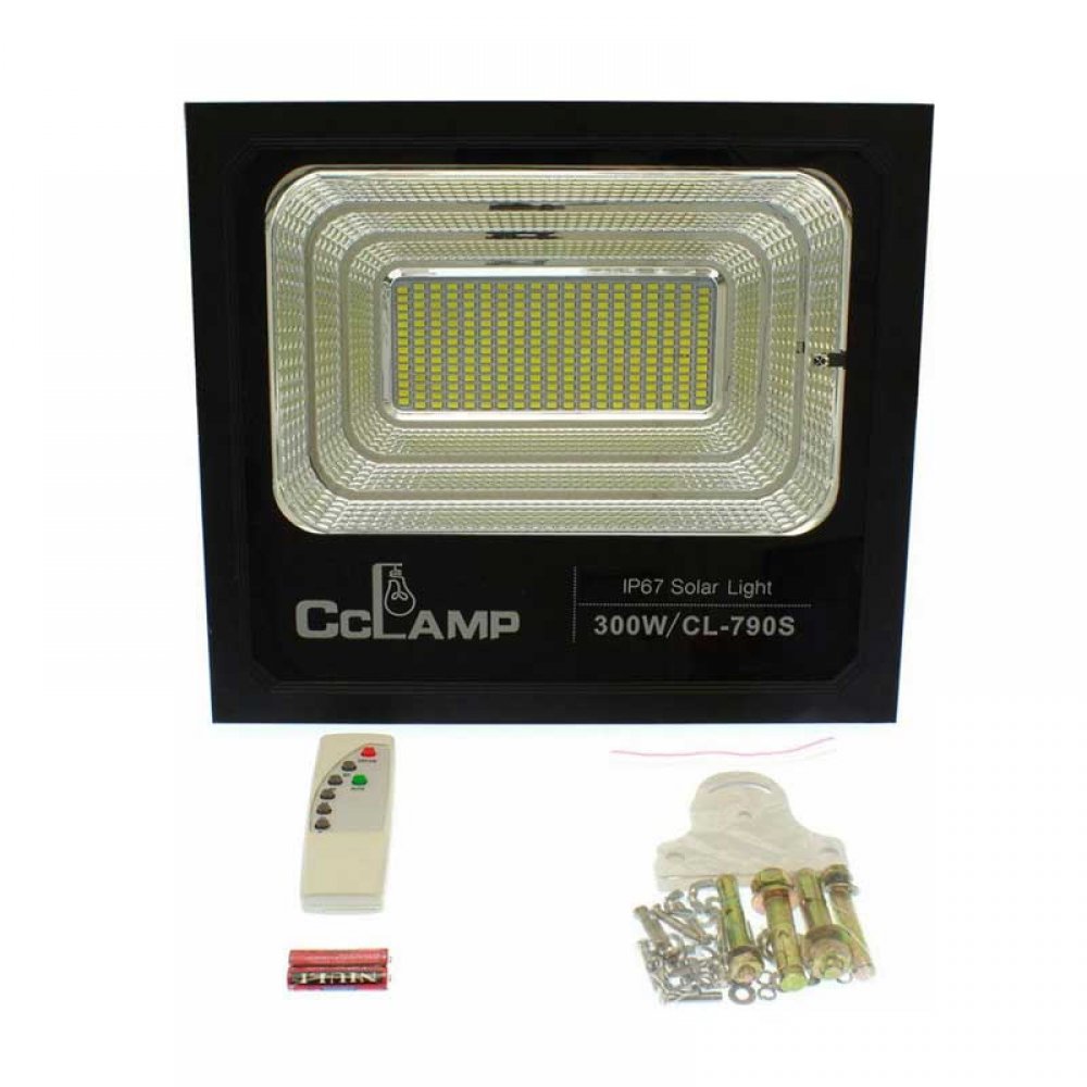 ΗΛΙΑΚΟΣ ΠΡΟΒΟΛΕΑΣ LED 300W ΑΔΙΑΒΡΟΧΟΣ CL-790S