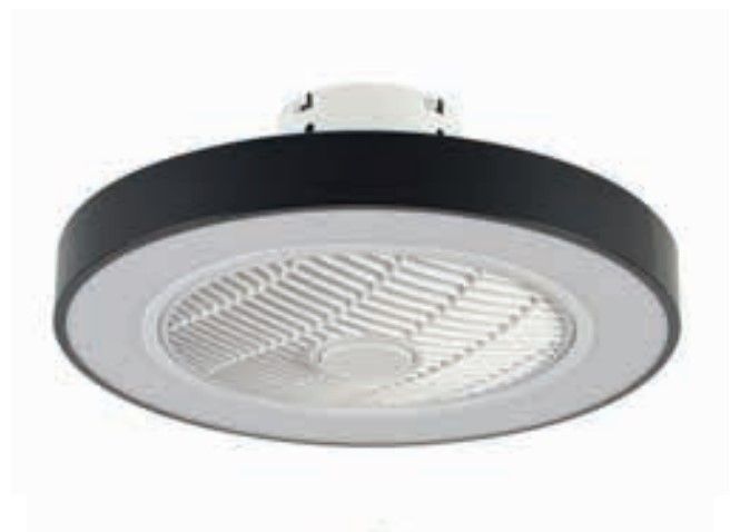 ItLighting Chilko Ανεμιστήρας Οροφής Με Φως Led Μαύρος DC 101000320