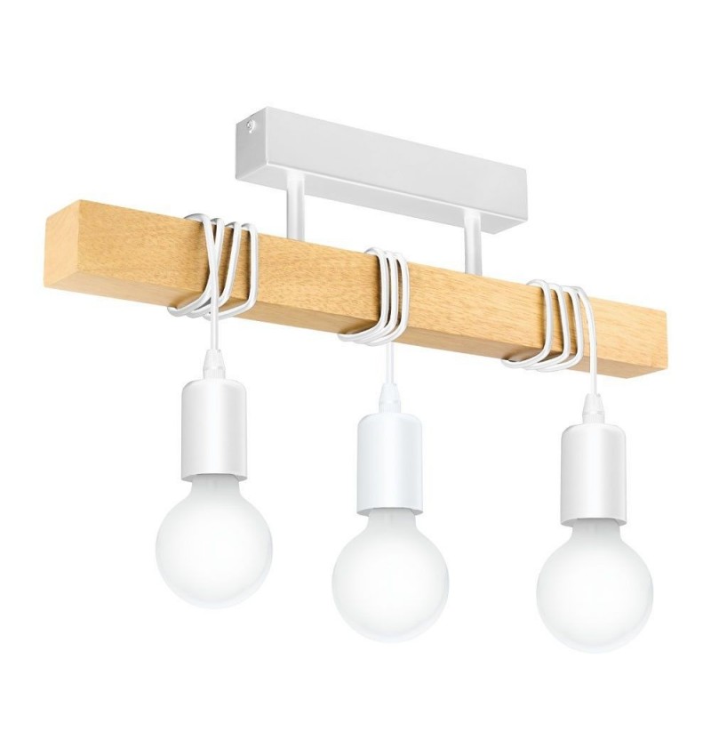 Eglo Townshed Κρεμαστό Φωτιστικό Μοντέρνο Τρίφωτο Λευκό 33166