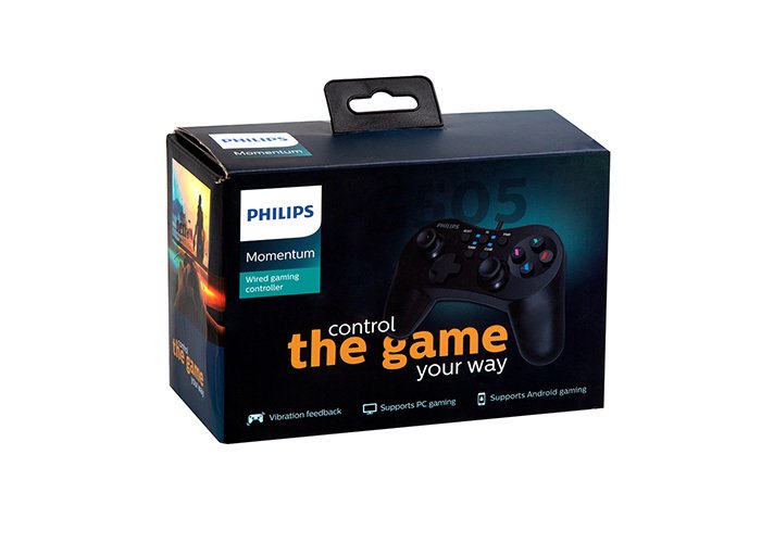 Philips G505 SPL9505 Momentum Series Wired Gaming Controller