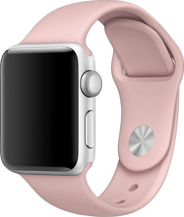 OEM Silicone Band for Apple Watch 42/44mm (Baby Pink)