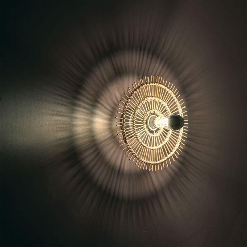 VIOKEF ΦΩΤΙΣΤΙΚΟ ΤΟΙΧΟΥ ΡΑΤΑΝ NATURAL BOLITA 4227900