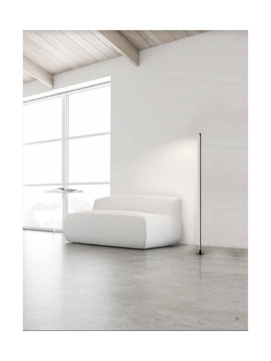 Zambelis Lights Μοντέρνο Φωτιστικό Δαπέδου Υ150xΜ1.6εκ. με Ντουί για Λαμπτήρα E27 σε Μαύρο Χρώμα 20123