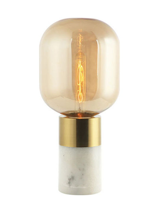 Zambelis Lights Επιτραπέζιο Διακοσμητικό Φωτιστικό με Ντουί για Λαμπτήρα E27 σε Χρυσό Χρώμα 20253 