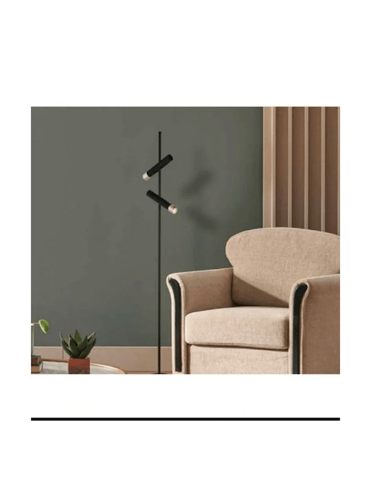 Zambelis Lights Μοντέρνο LED Φωτιστικό Δαπέδου Υ151xΜ23εκ. με Θερμό Λευκό Φως σε Μαύρο Χρώμα 22032