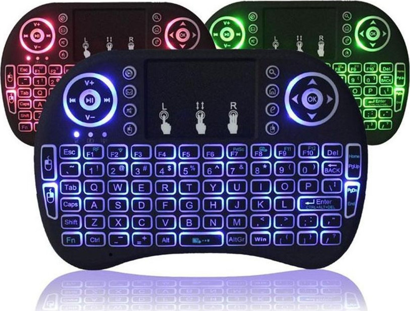 OEM MINI ΑΣΥΡΜΑΤΟ ΦΩΤΙΖΟΜΕΝΟ ΠΛΗΚΤΡΟΛΟΓΙΟ ΜΕ TOUCHPAD-BACKLIT ΜΑΥΡΟ G2320