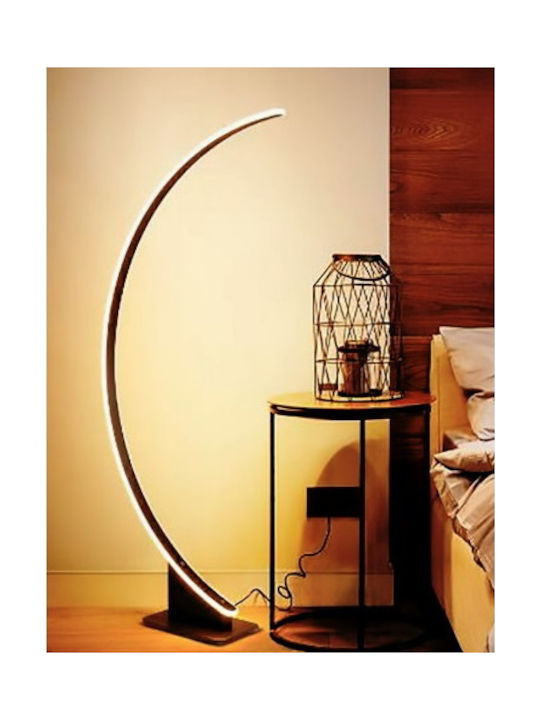 Atman Leggenda New York Μοντέρνο LED Φωτιστικό Δαπέδου Υ140xΜ65εκ. με Ρυθμιζόμενο Λευκό Φως σε Μαύρο Χρώμα LEG-FL8003