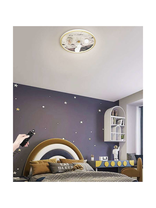 Atman Moon Μονόφωτο Παιδικό Φωτιστικό Κρεμαστό 93W με Υποδοχή E27 51cm LEG-1845