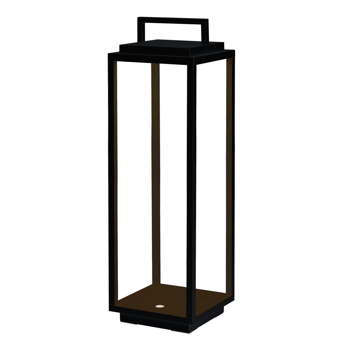 VK Lighting Φωτιστικό Φαναράκι LED Εξωτερικού Χώρου 2.2W με Θερμό Λευκό Φως IP54 ΜΑΥΡΟ VK/03211/B/W