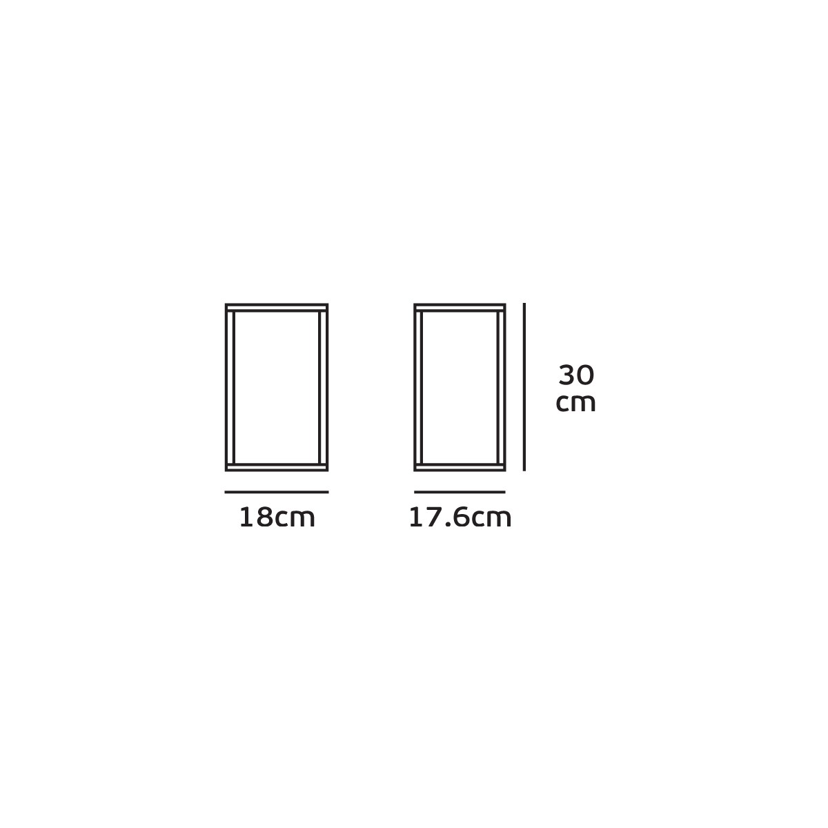 VK Lighting VK/02125/AN Επιτοίχιο Φαναράκι Εξωτερικού Χώρου E27 σε Μαύρο Χρώμα  75169-355694  - second view