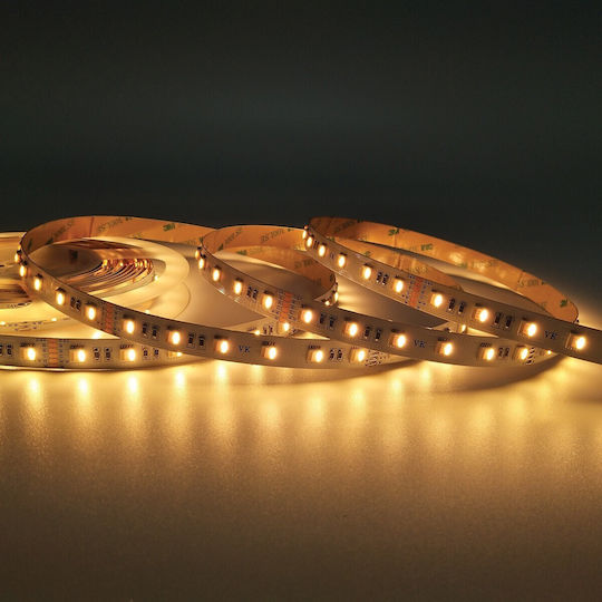 VK/24/5050/CCT/60 Ταινία Led SMD 2835, 24V, 18W/m, 952lm/m, 2400K+6000K (RGB+WW), 5m/roll, CRI>90, IP20 (5 ΜΕΤΡΑ ΣΥΣΚΕΥΑΣΙΑ) - second view